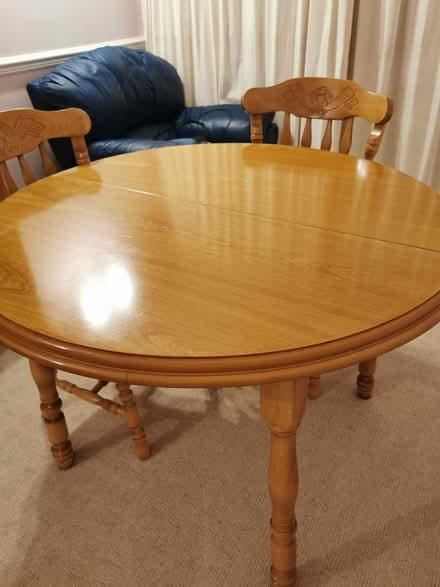 Photo of free Dinning Table & 2 Chairs (Brandwood End B14) #1