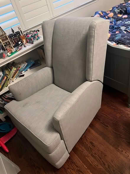 Photo of free Pottery barn swivel rocker (By Aragon high school) #1