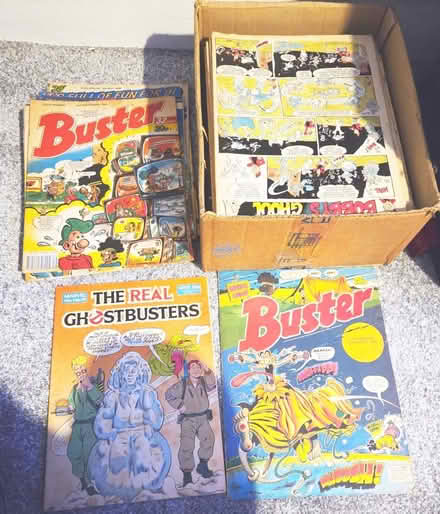 Photo of free 100-150ish Comics 1989-1991 Wizzer, Chips, Ghost Busters etc (Tredworth GL1) #1