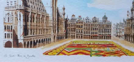 Photo of free Painting of the Flower Carpet on the Grand Place, Brussels (Leigh-on-Sea SS9) #2