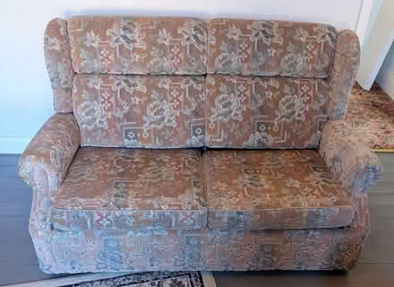 Photo of free 2 seater, high backed sofa (Alverthorpe WF2) #2