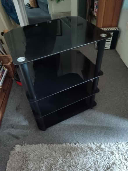 Photo of free Glass TV stand (Hitchin (SG5)) #1