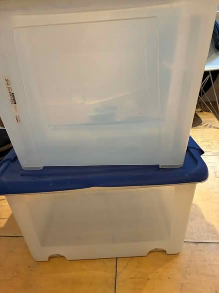 Photo of free Four large storage boxes (Homerton E5) #3