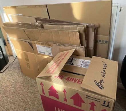 Photo of free Seven cardboard boxes, suitable for house move (Riverside B98) #1