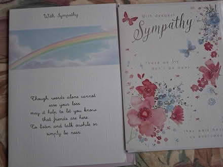 Photo of free Sympathy cards (Styvechale, Coventry) #2
