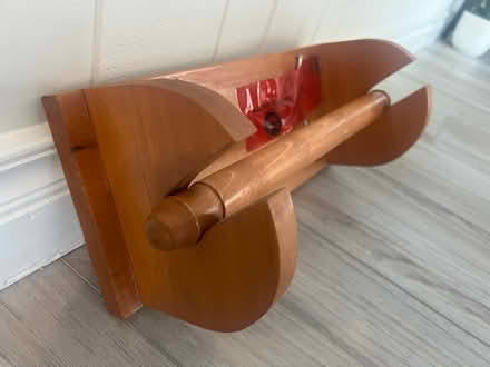 Photo of free Wooden paper towel hanger (Westvale) #2