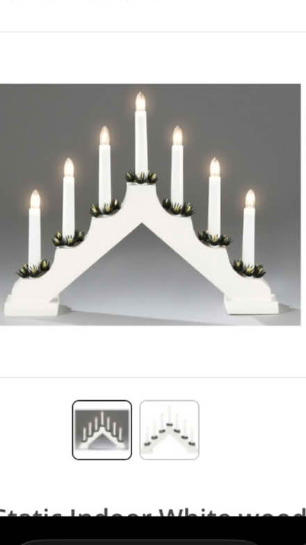 Photo of free 5 foot Christmas tree and two battery candle arches. (Fields End HP1) #2