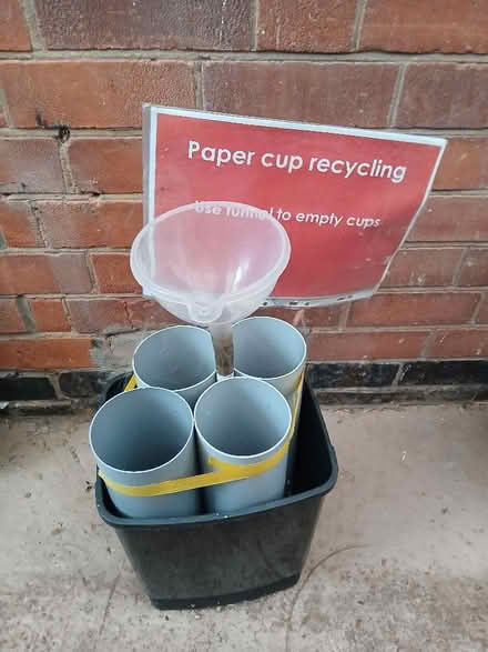 Photo of free Paper cup recycling centre / lengths of ducting (West Bridgford NG2) #1