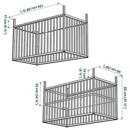 Photo of free Ikea Sniglar Cot, wooden base (St Andrew's BS7) #3