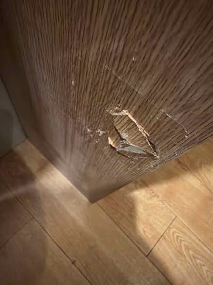 Photo of free Two shelf units oak effect (Poplars SG2) #2