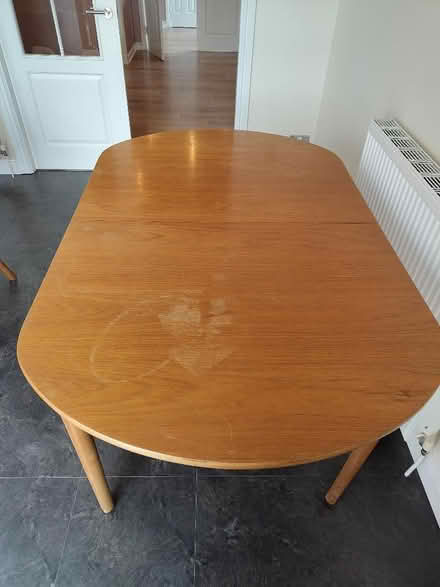 Photo of free Folding dining table and 2 chairs (Biggar ML12) #1