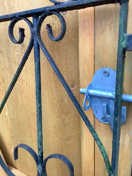 Photo of free Tall wrought iron garden gate (Rackheath NR13) #2