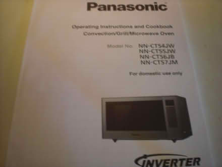 Photo of free PANASONIC NN-CT55 Combination Microwave - White (Hatch RG24) #3