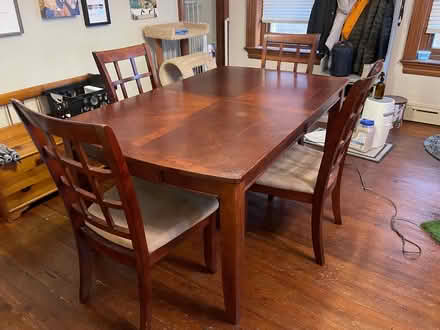 Photo of free Dining Room table and four chairs (East Greenville borough) #2