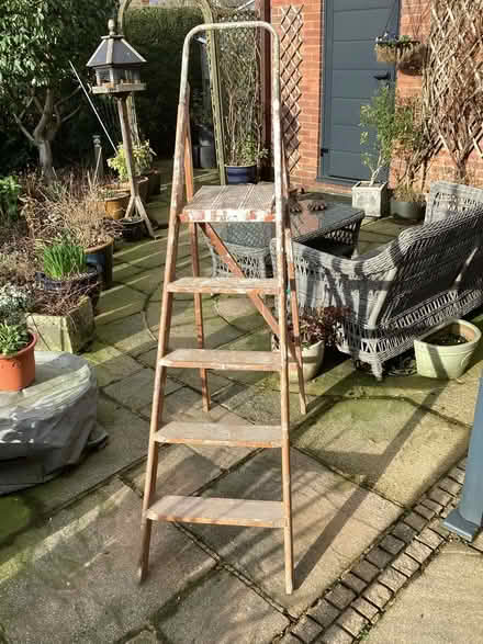 Photo of free Wooden Step Ladder (Harrogate HG2) #1