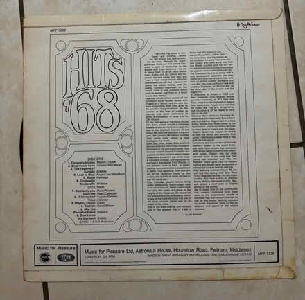 Photo of free Hits 68 LP (Westbury Wilts BA13) #2