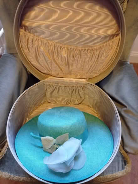 Photo of free Vintage Hat Box and Green Hat (Petersfield) #1