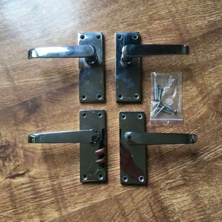 Photo of free Chrome door handles x2 (Upper Bevendean BN2) #1