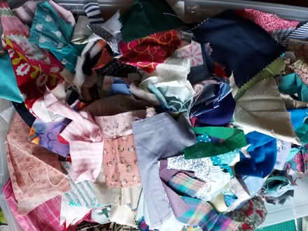 Photo of free Bin bag of scrap fabric (Burnham SL1) #2