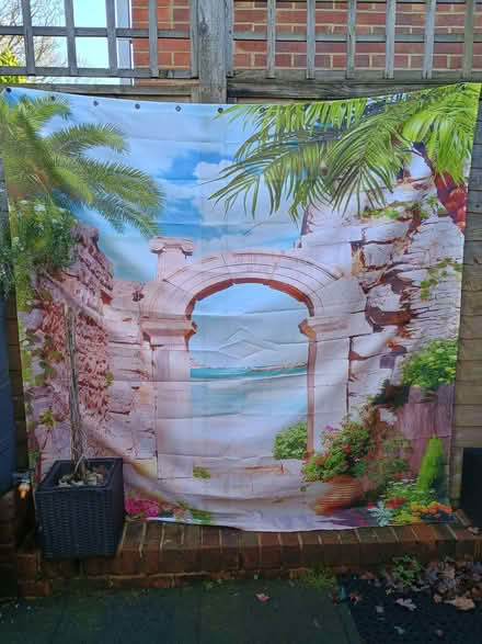 Photo of free Scenic shower curtain (Filsham TN38) #1