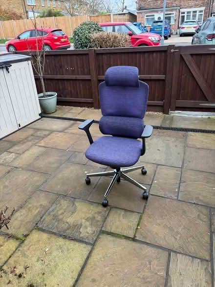 Photo of free Purple office chair (Poplars SG2) #2