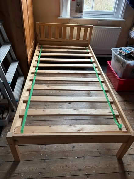Photo of free Single size pine bed (Emsworth PO10) #1