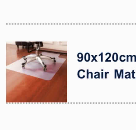 Photo of free Floor Protector Chair Mat 90x120cm (Newburgh WN8) #1