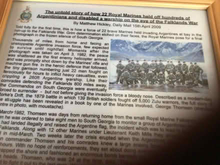 Photo of free Story about the Falklands war. (Presteigne LD8) #1