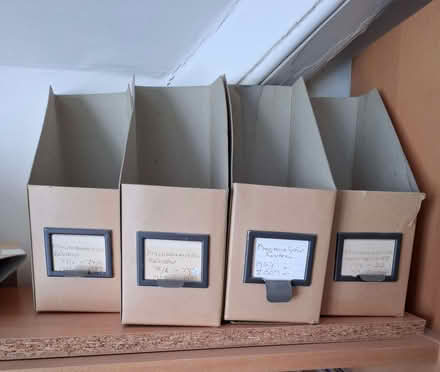 Photo of free Sturdy Cardboard magazine files (Belsize Park NW3) #1