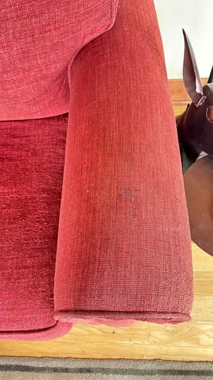 Photo of free red couch in good condition (Independence) #2