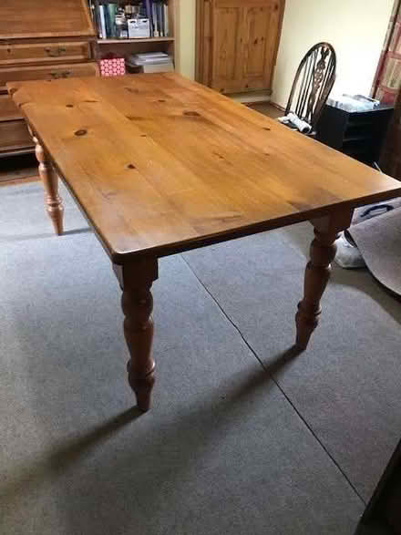 Photo of free pine table (Newby CA10) #1