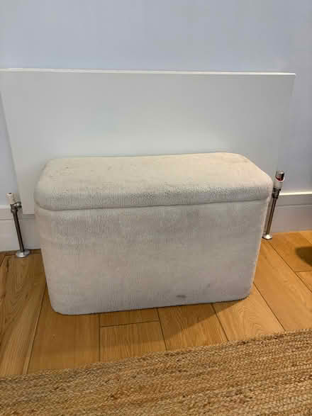 Photo of free Fluffy ottoman storage bench chair (W1) #1