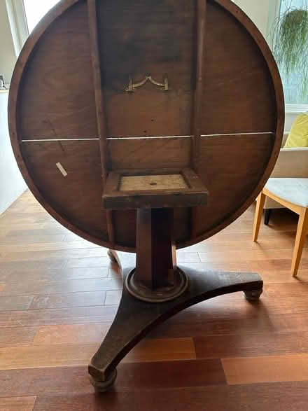 Photo of free Victorian tilt top table (Greystones S11) #4