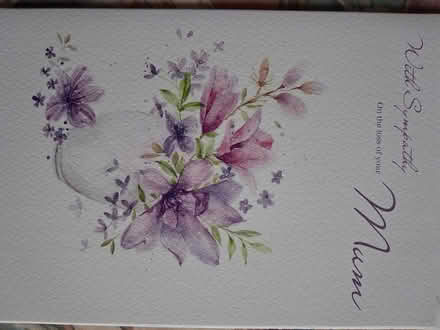 Photo of free Sympathy card - mother's death (Styvechale, Coventry) #1