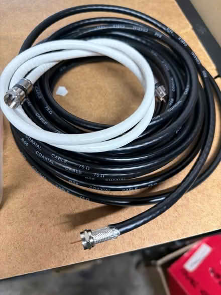 Photo of free Satellite cable and various connectors & sleeves (Welling DA16) #3