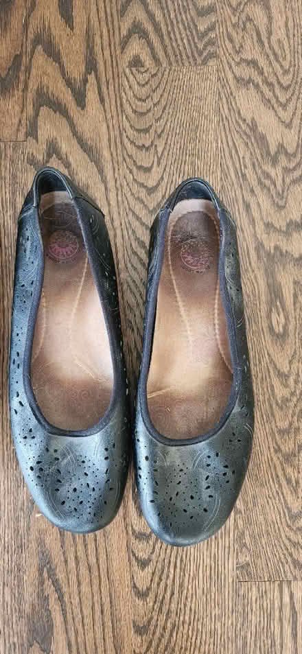 Photo of free Black flat dress shoes (St. Charles) #2