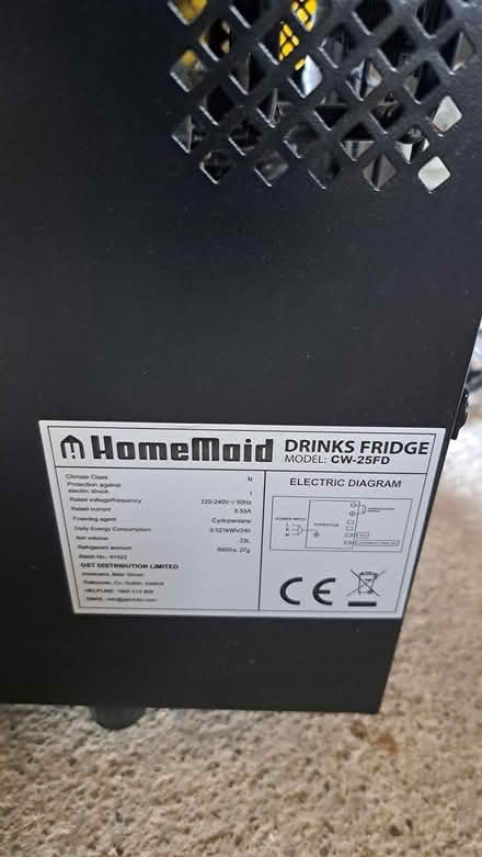 Photo of free Drinks Fridge (Blackrock) #3