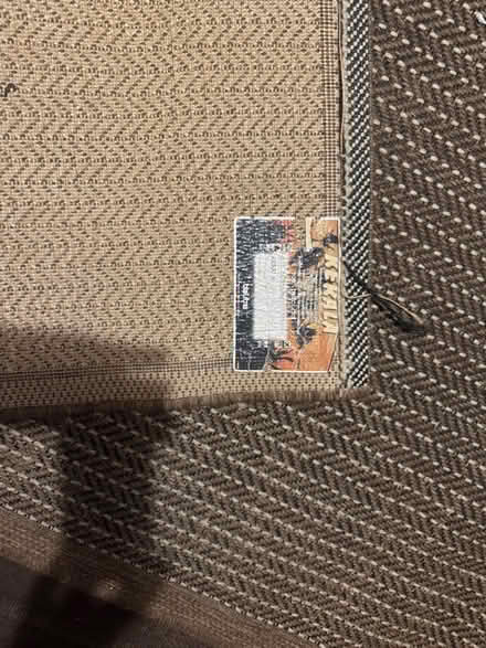 Photo of free A brown patterned large mat63in x 47in (Wanstead E11) #2