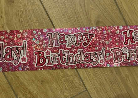 Photo of free Happy Birthday banner (Hitchin SG4 7SN) #1
