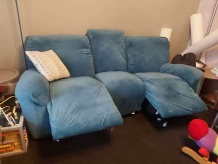 Photo of free 3 seater recliner sofa (Beaconside ST16) #1