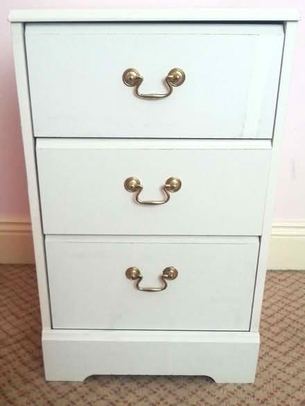 Photo of free 3 Drawer Bedside cabinet (Bawdrip TA7) #1