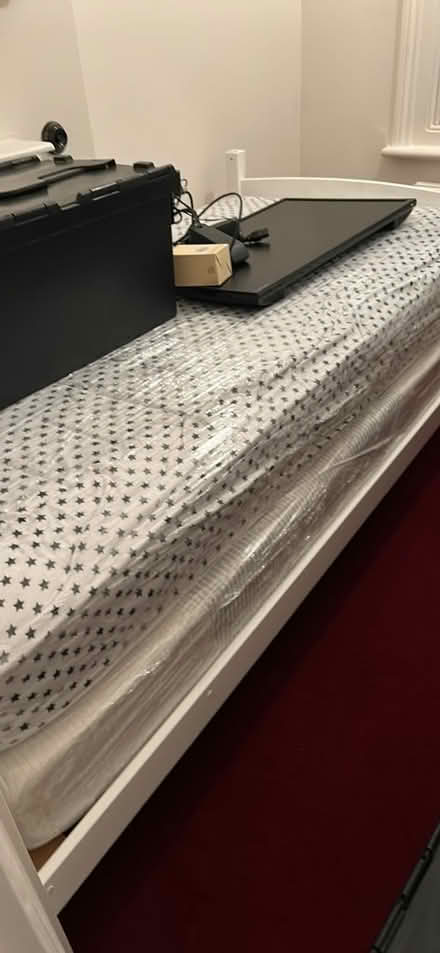 Photo of free Single bed wooden with single mattress (Teddington TW11) #2