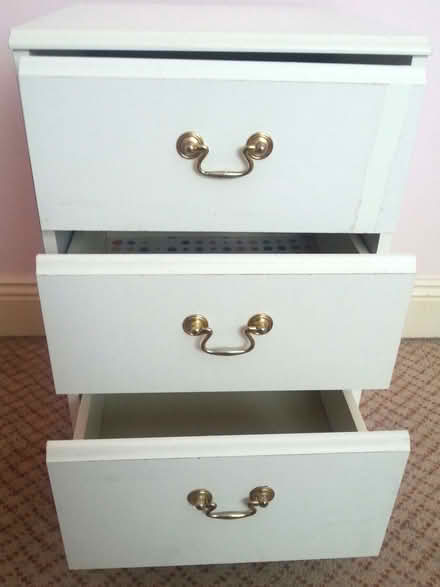 Photo of free 3 Drawer Bedside cabinet (Bawdrip TA7) #2