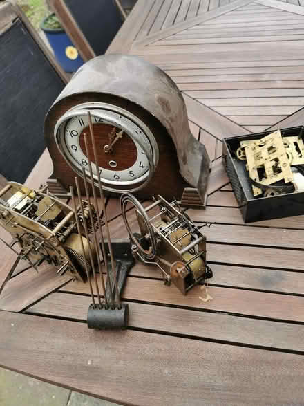 Photo of free Old clock and parts not working (Wybunbury Nantwich) #1