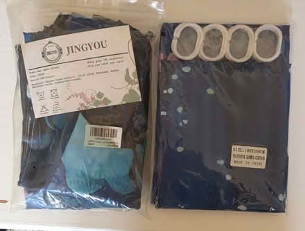 Photo of free Two butterfly shower curtains (NEW) (The Highlands TN39) #2