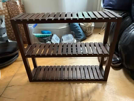 Photo of free Wooden shoe rack (Homerton E5) #1