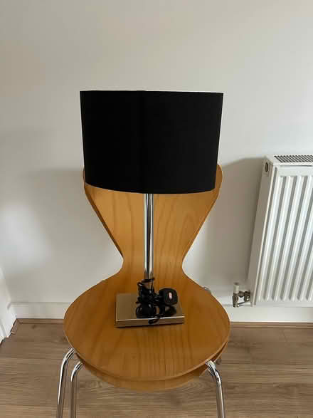 Photo of free Dark navy side table lamp (Manor House N4) #1