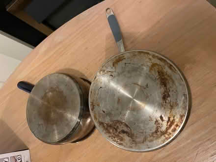Photo of free Stainless steel pots (Frimley Ward GU16) #4