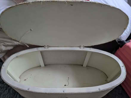 Photo of free Wicker chair and bedding box (Burneside LA9) #1