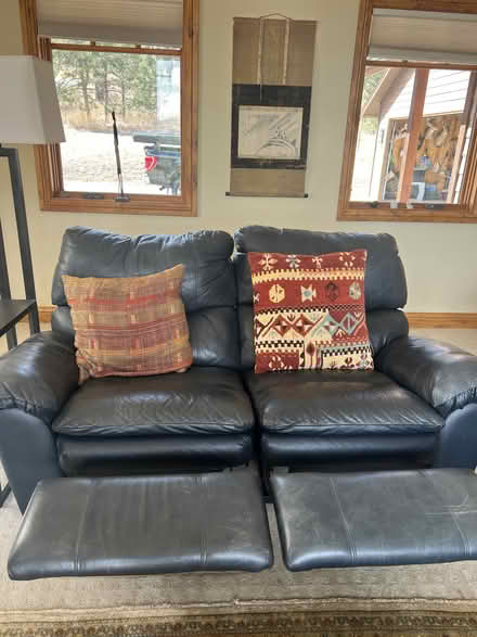 Photo of free leather love seats (Evergreen CO) #1